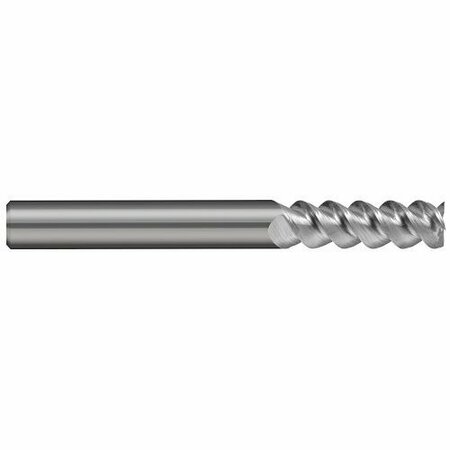 HARVEY TOOL 1/32 Cutter dia x 0.093 in. 3/32 Length of Cut Carbide 60° Helix Square End Mill, 3 Flutes 745231